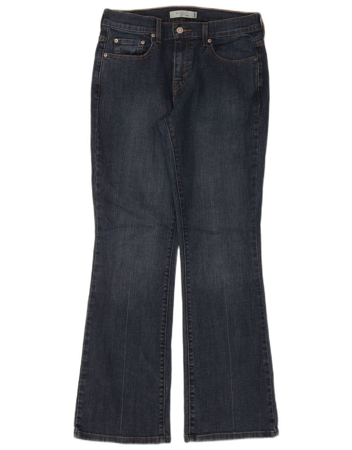 Calça jeans feminina Levi's 515 Bootcut US 8 médio W30 L31 azul marinho algodão
