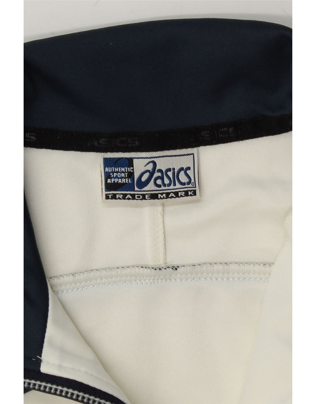 ASICS Mens Tracksuit Top Jacket XL White Polyester