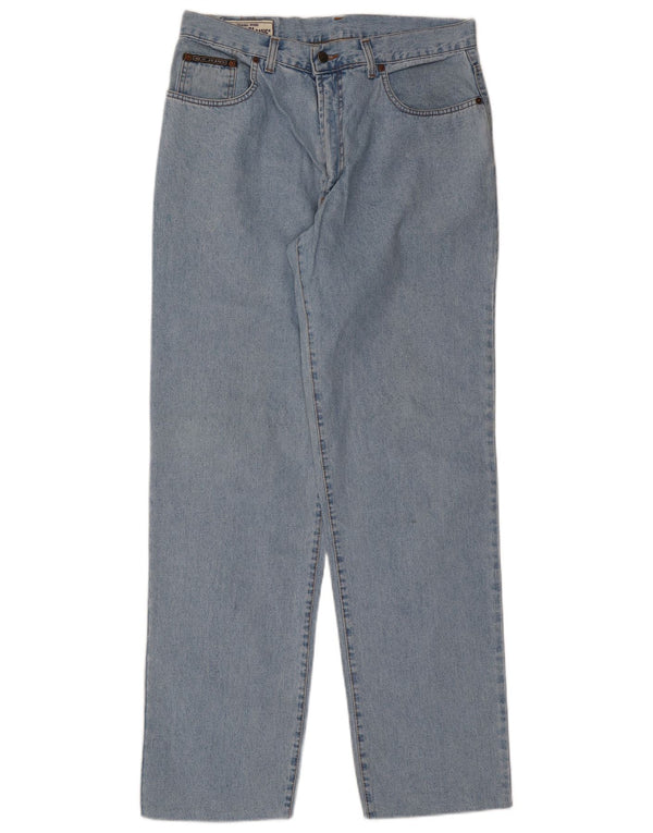 Calça jeans reta masculina CASUCCI IT 52 XL W38 L33 azul algodão