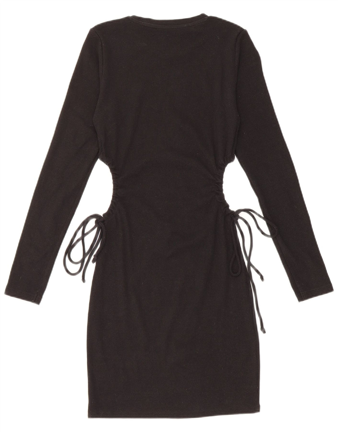 Zara Vestido Jumper Feminino Reino Unido 12 Médio Preto