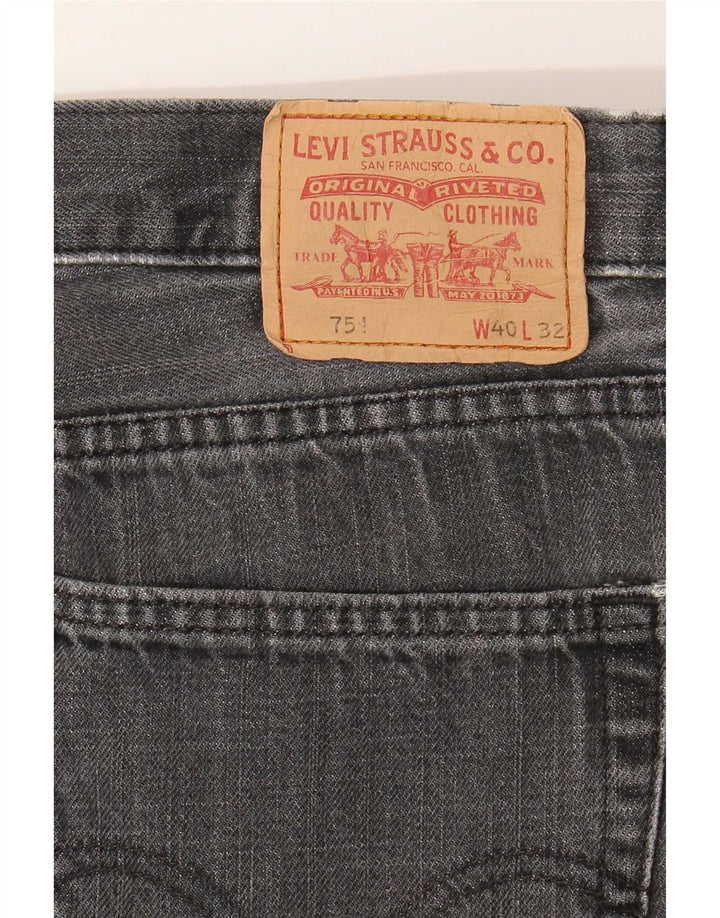 Jeans Levi's 751 Straight Masculino W40 L30 Cinza