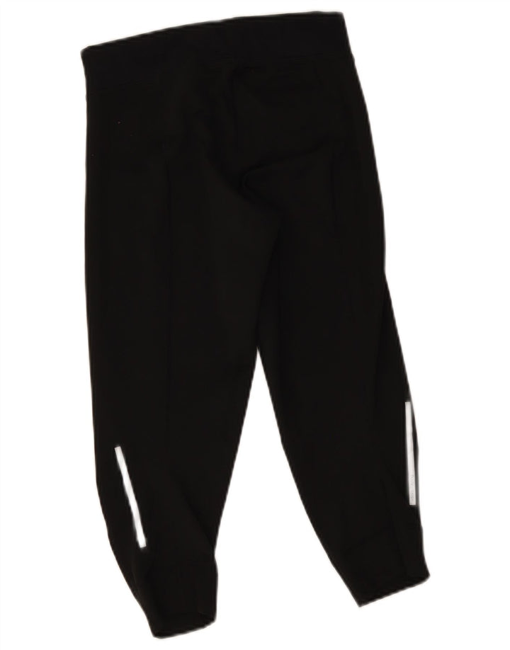 Adidas Womens Climalite Capri Leggings UK 8/10 Pequeno Poliéster Preto