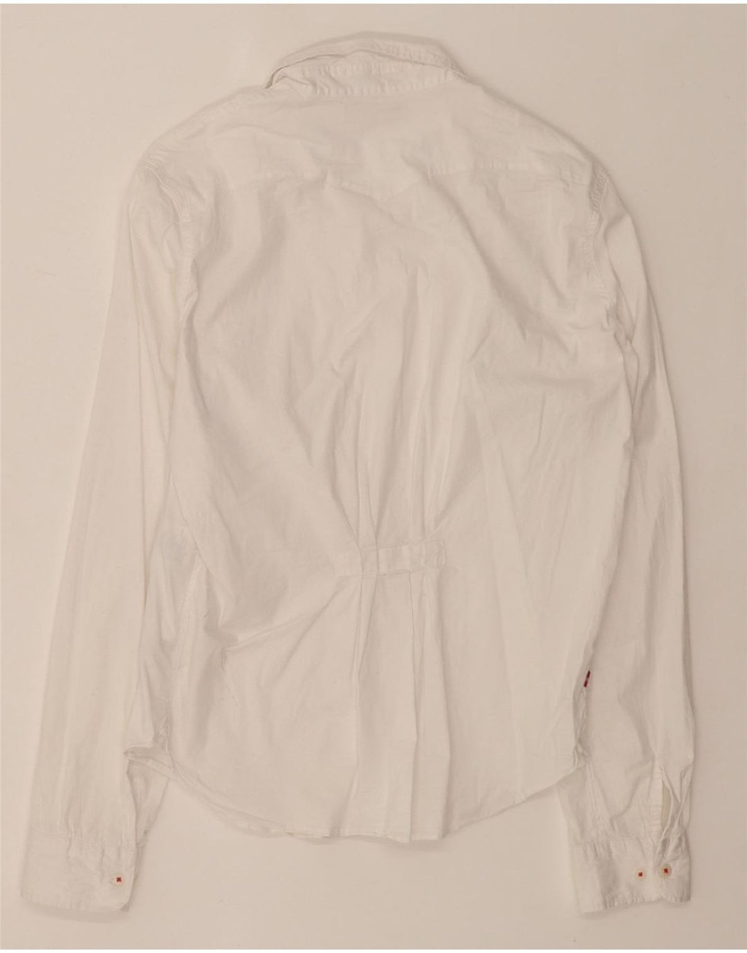 LEVI'S Womens Shirt UK 18 XL White Cotton Vintage Levi's and Second-Hand Levi's from Messina Hembry 