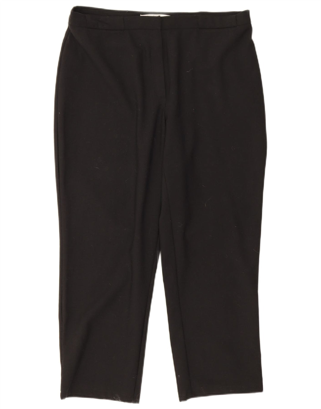 Calça feminina reta cortada Marella W32 L23 preta