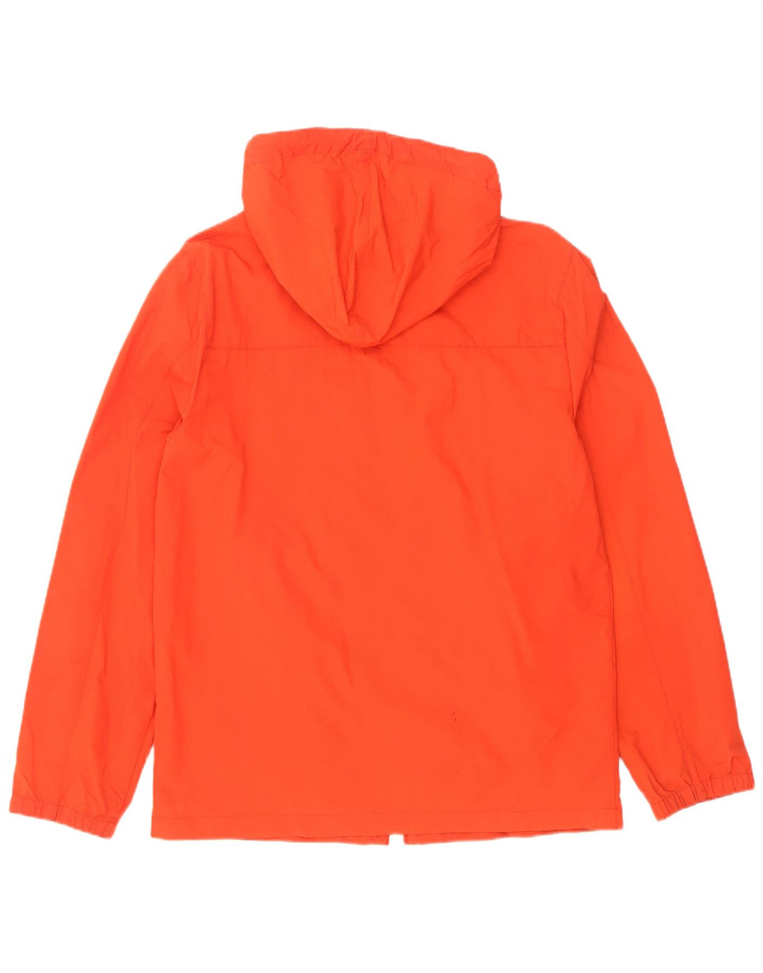 Jaqueta corta-vento masculina Jack Wills com capuz UK 36 pequena laranja nylon