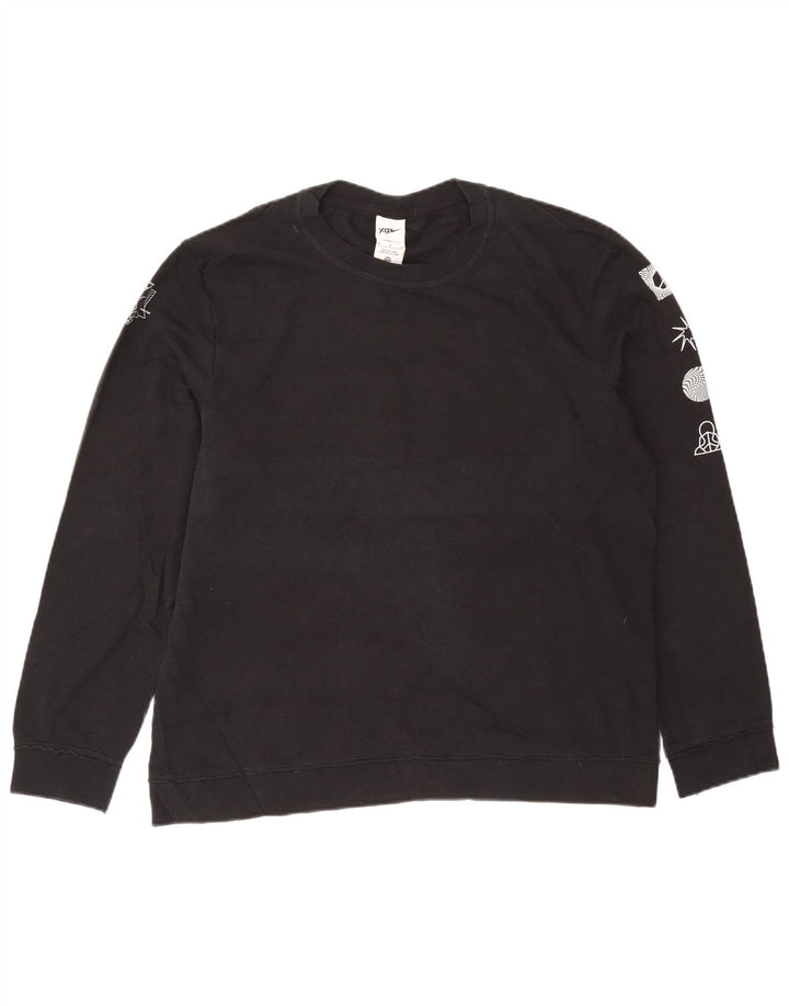 Moletom Nike Masculino Therma-Fit Graphic Jumper Médio Algodão Preto