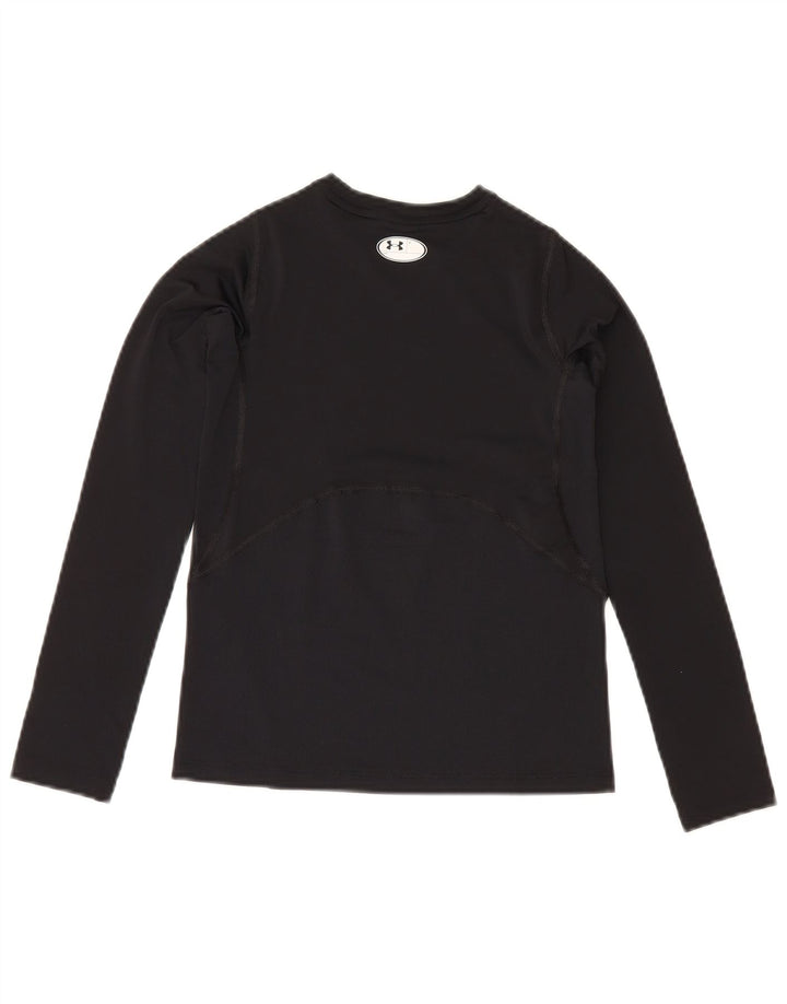 Under Armour Boys Heat Gear Top manga comprida 9-10 anos médio preto