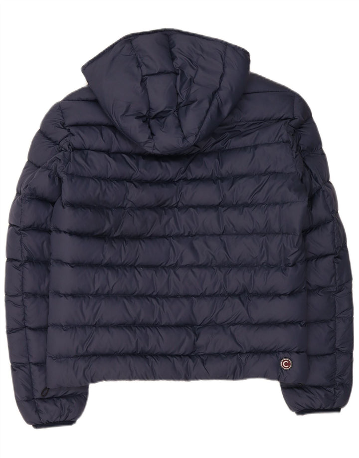 Jaqueta masculina acolchoada com capuz Colmar IT 46 pequena poliamida azul marinho
