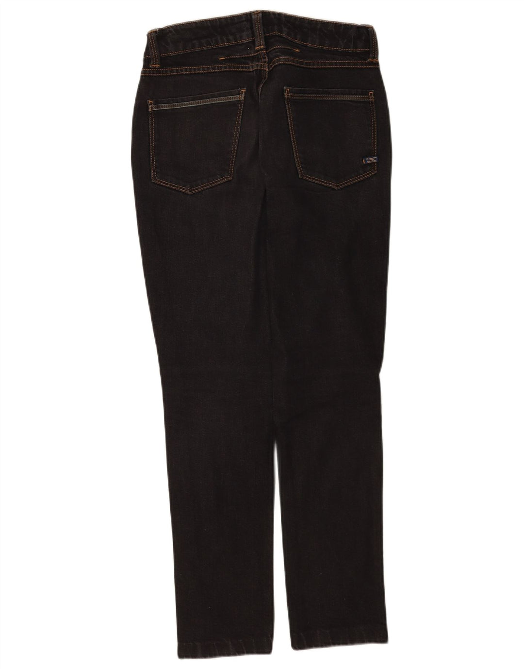 Jeans slim feminino Massimo Dutti W27 L28 algodão preto