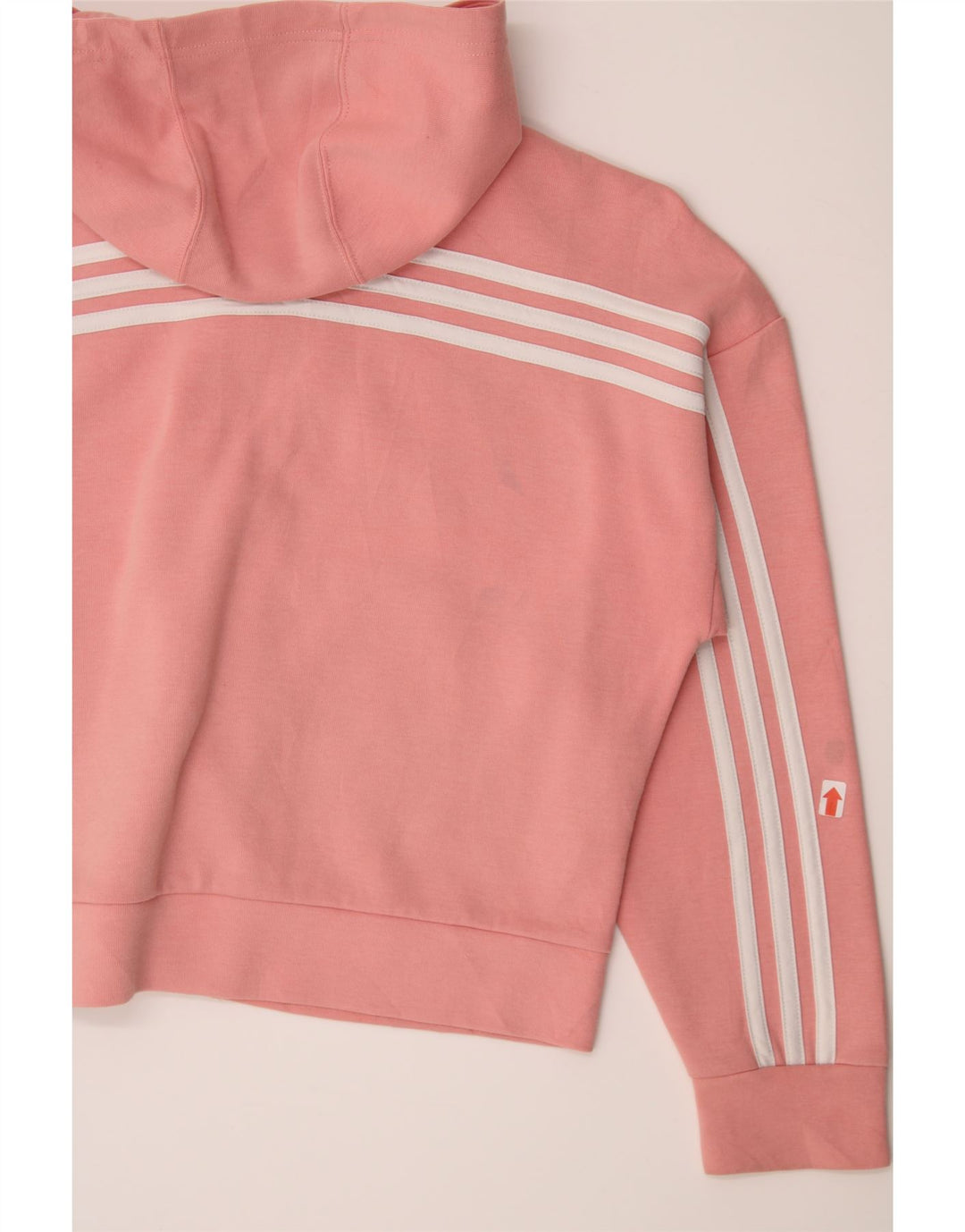 ADIDAS Girls Zip Hoodie Sweater 11-12 Years Pink Vintage Adidas and Second-Hand Adidas from Messina Hembry 