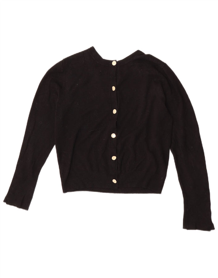Zara Womens Bolero Jumper Reino Unido 12 Médio Preto