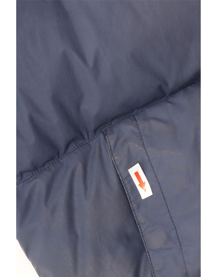 Jaqueta acolchoada masculina Tommy Hilfiger UK 42 XL azul marinho poliéster