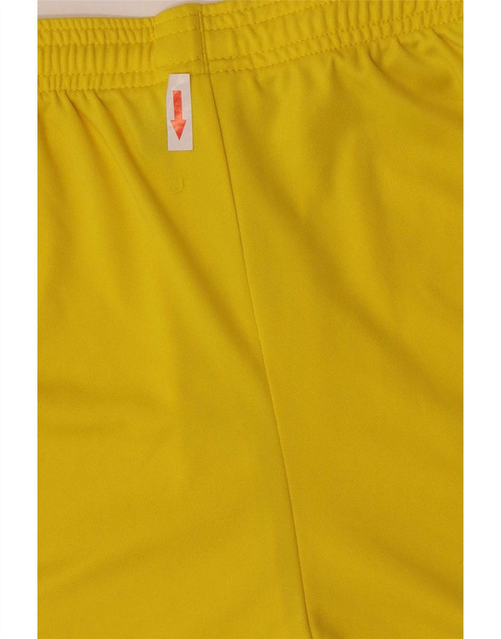 Adidas Mens Sport Shorts Poliéster Amarelo Médio