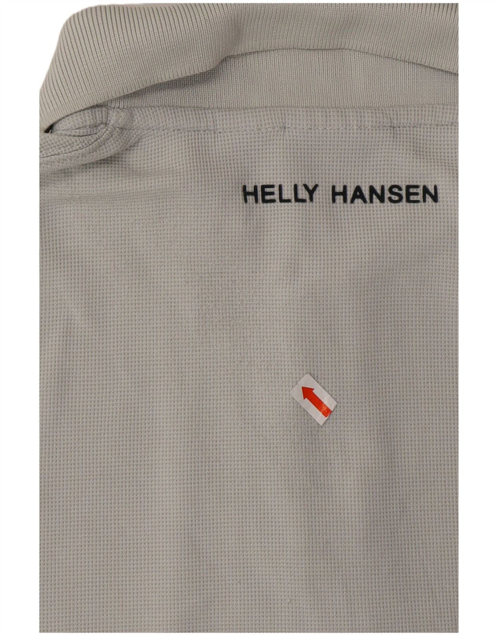 Camisa polo masculina HELLY HANSEN grande cinza nylon