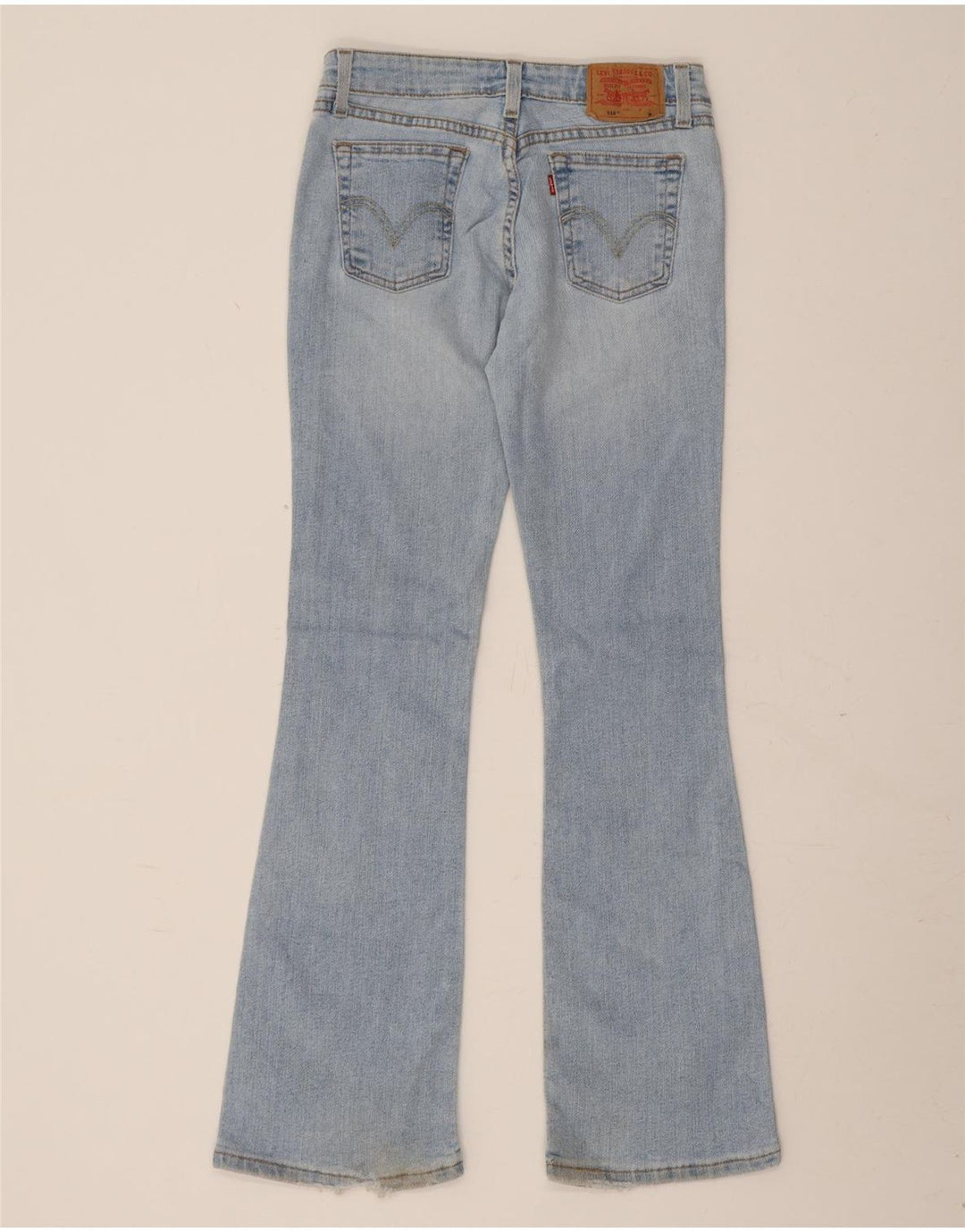 Calça jeans feminina Levi's Stretch Super Low Bootcut W28 L31 Azul