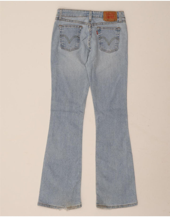 Calça jeans feminina Levi's Stretch Super Low Bootcut W28 L31 Azul