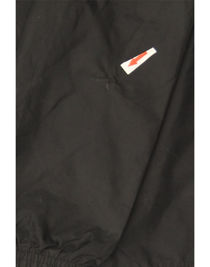Jaqueta de chuva com capuz para meninos Adidas 9-10 anos preto nylon