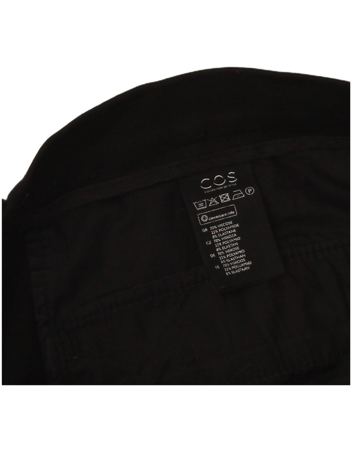 Calça Chino Masculina Slim Cos W34 L29 Viscose Preta