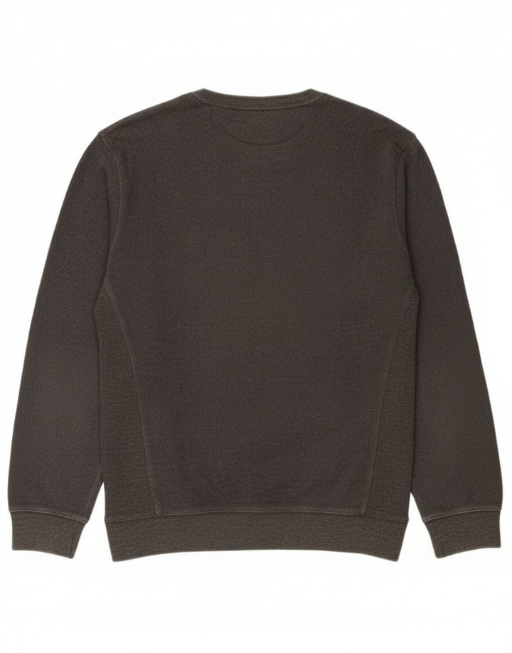 Zara Moletom Masculino Jumper Médio Cinza Algodão