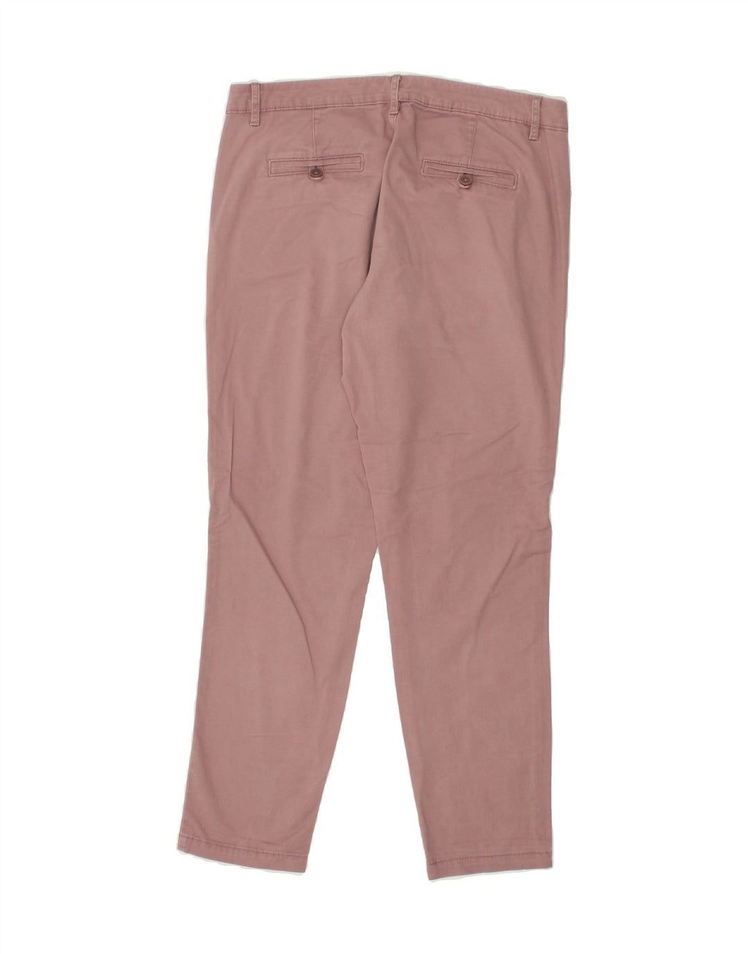BENETTON Womens Tapered Chino Trousers W32 L28 Pink Cotton Vintage Benetton and Second-Hand Benetton from Messina Hembry 