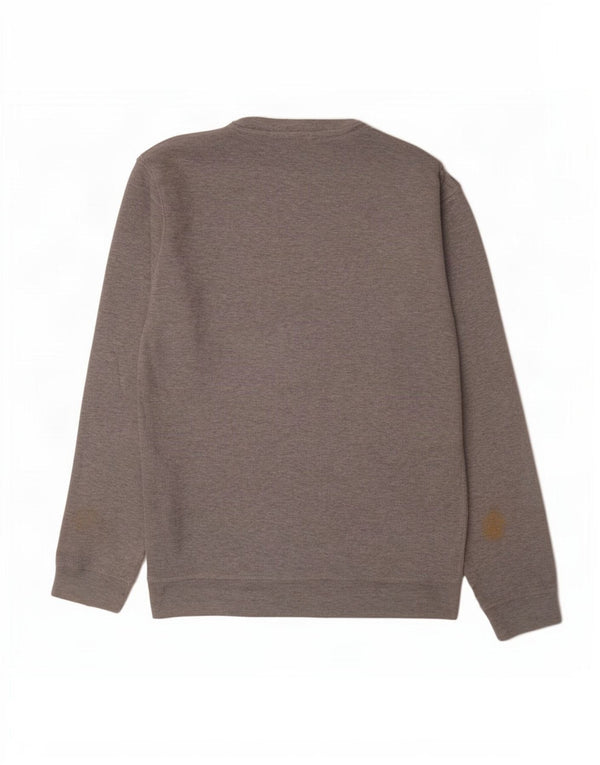 Crew Clothing Mens moletom Jumper XL cinza manchado de algodão