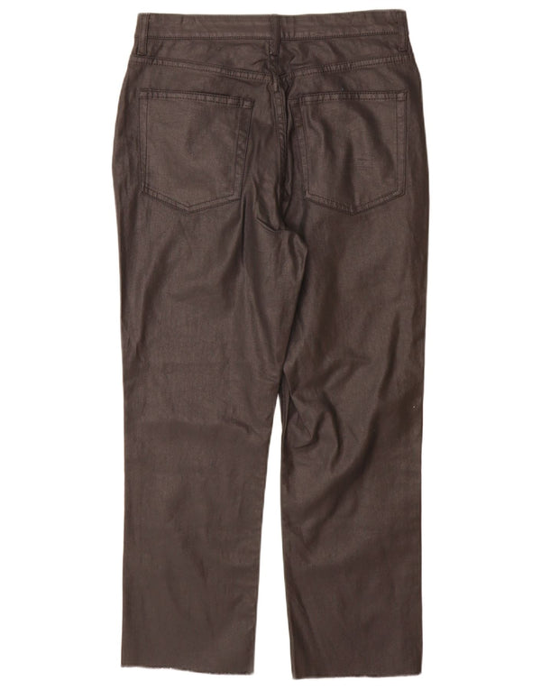 Jeans retos femininos Topshop W32 L27 algodão preto