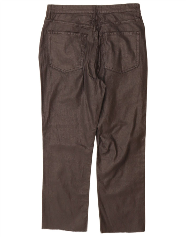 Jeans retos femininos Topshop W32 L27 algodão preto