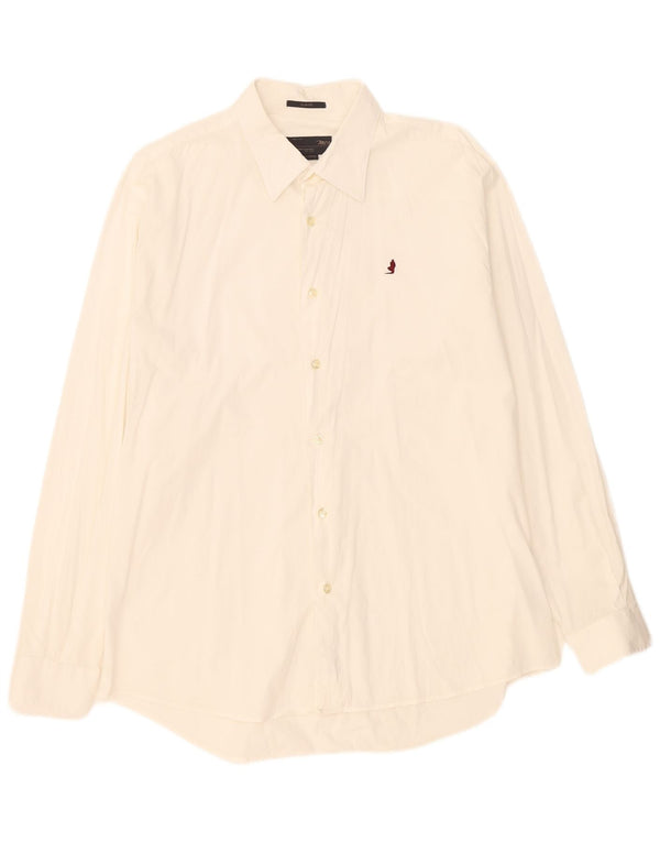 Camisa masculina Marlboro Classics Slim Fit 2XL algodão branco