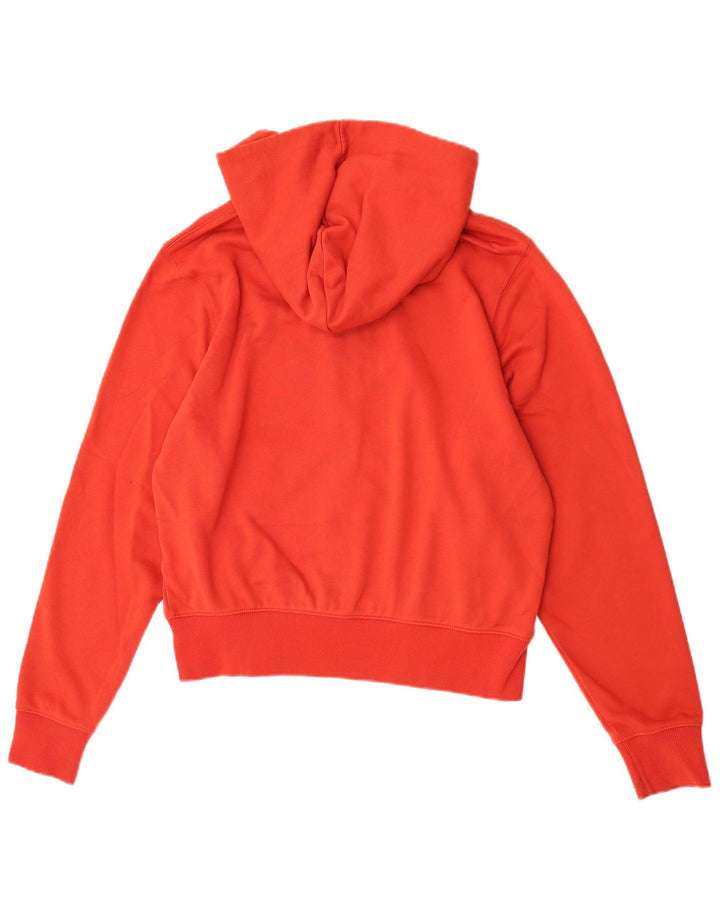 Zara Suéter masculino com capuz e zíper pequeno algodão vermelho