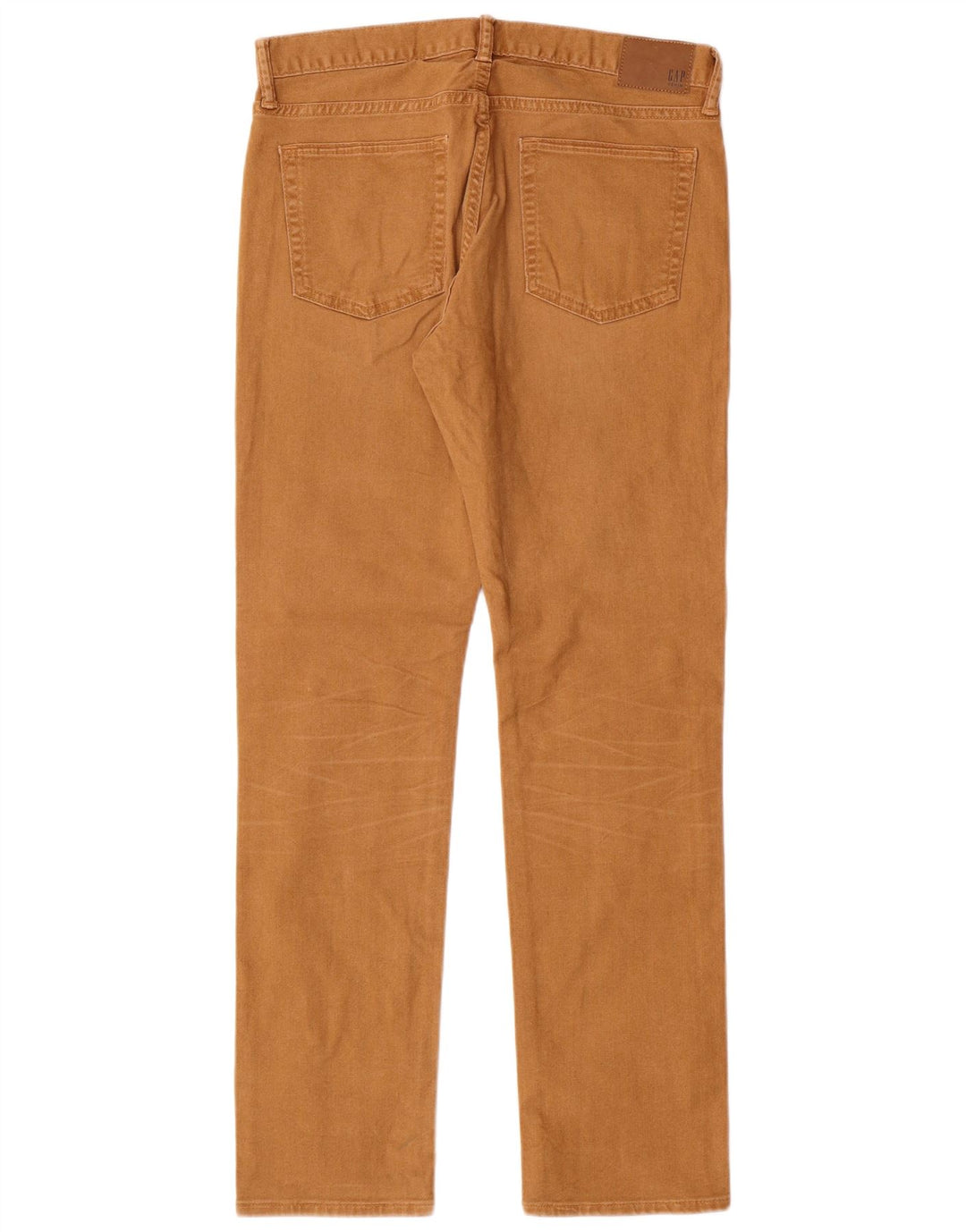 Calça masculina reta casual Gap W30 L30 algodão bege