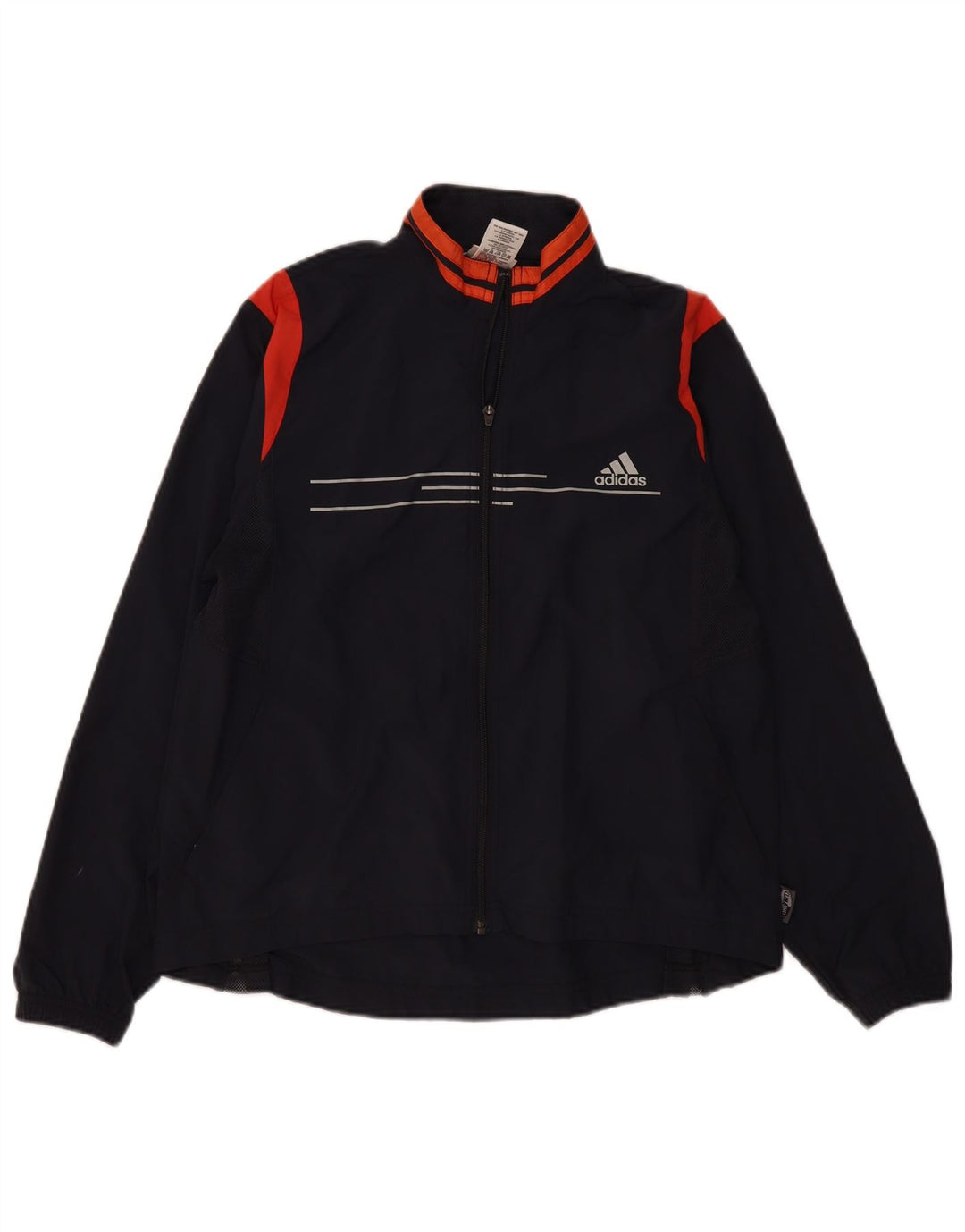 Adidas Womens Climashell Tracksuit Top Jacket UK 16 Grande Azul Marinho