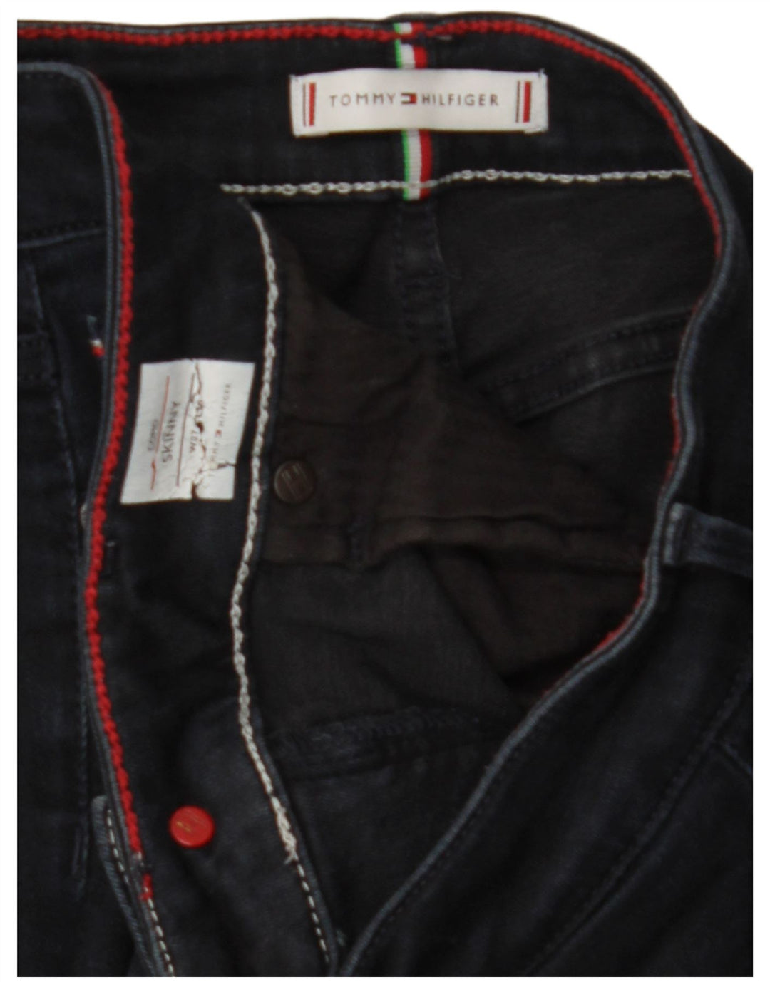 Jeans skinny feminino TOMMY HILFIGER W27 L30 azul marinho