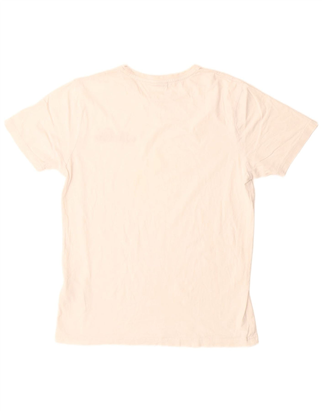 Camiseta masculina Ellesse com estampa gráfica grande de algodão branco