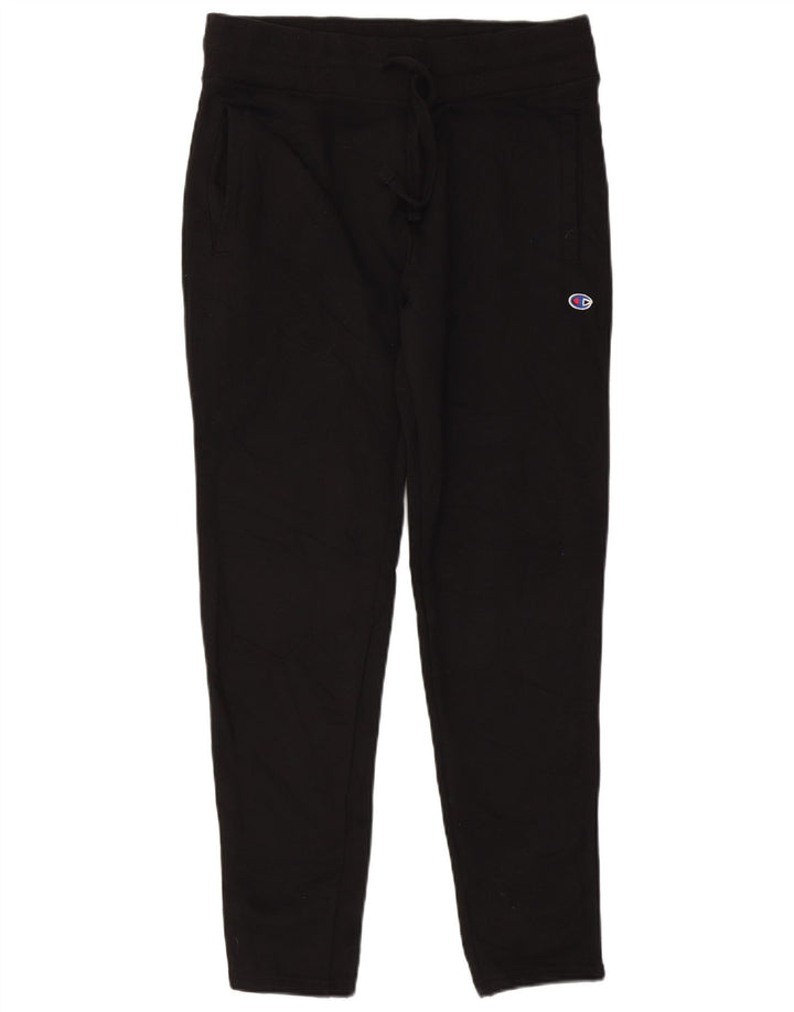 Calça de treino masculina Champion de algodão preto médio