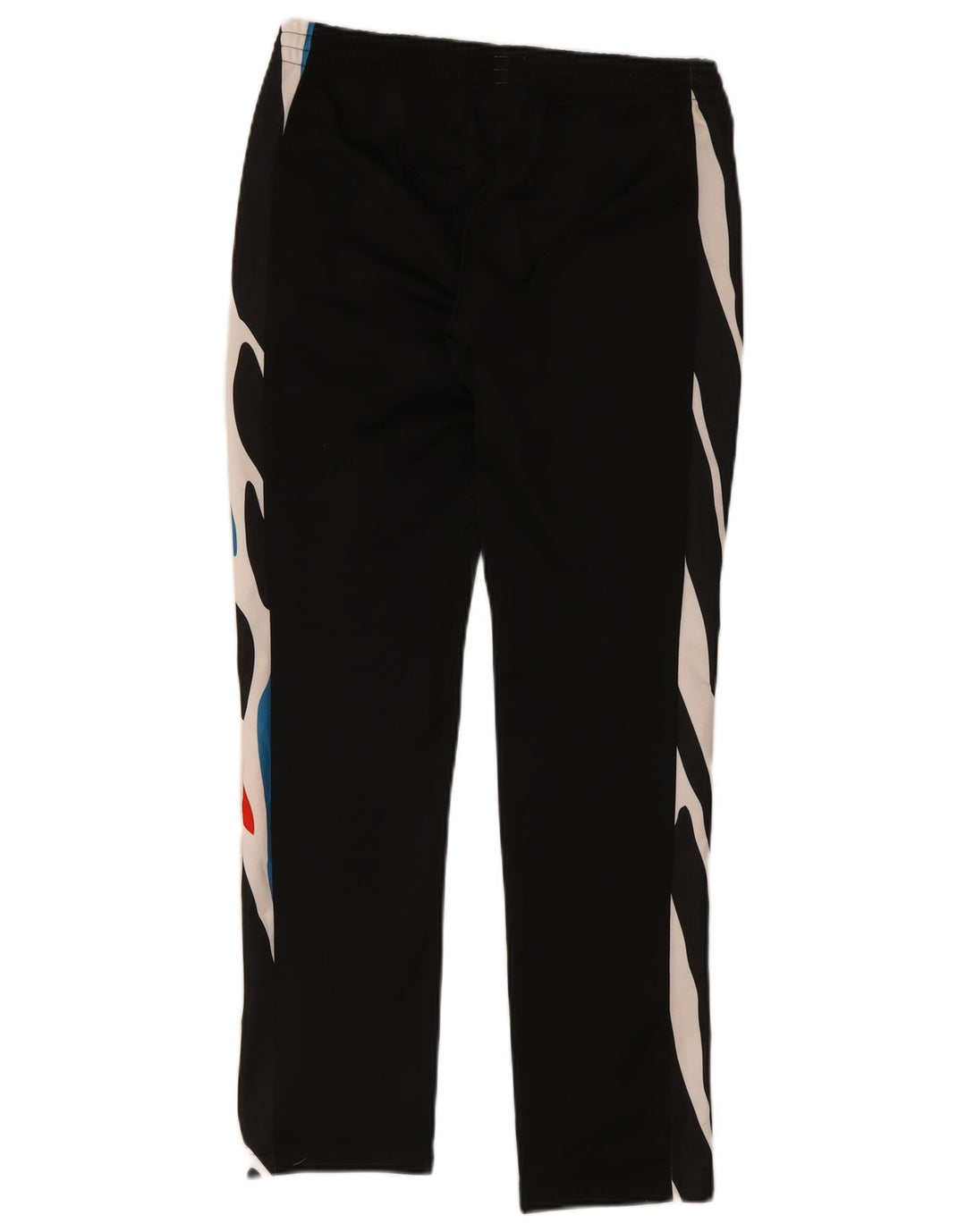 Calça de treino feminina Adidas UK 12 médio preto colorblock poliéster