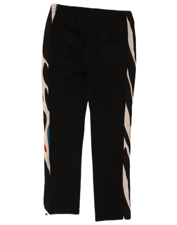 Calça de treino feminina Adidas UK 12 médio preto colorblock poliéster