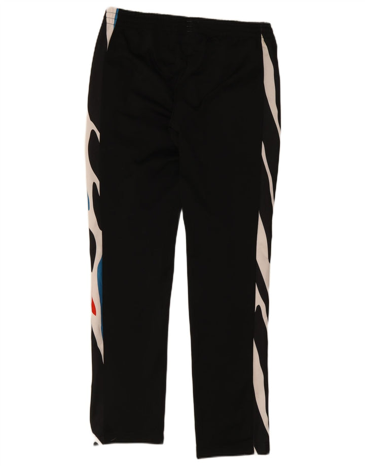 Calça de treino feminina Adidas UK 12 médio preto colorblock poliéster