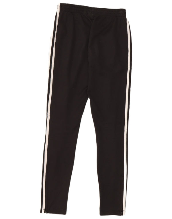 Calças de treino femininas Adidas UK 6 pequenas poliéster preto