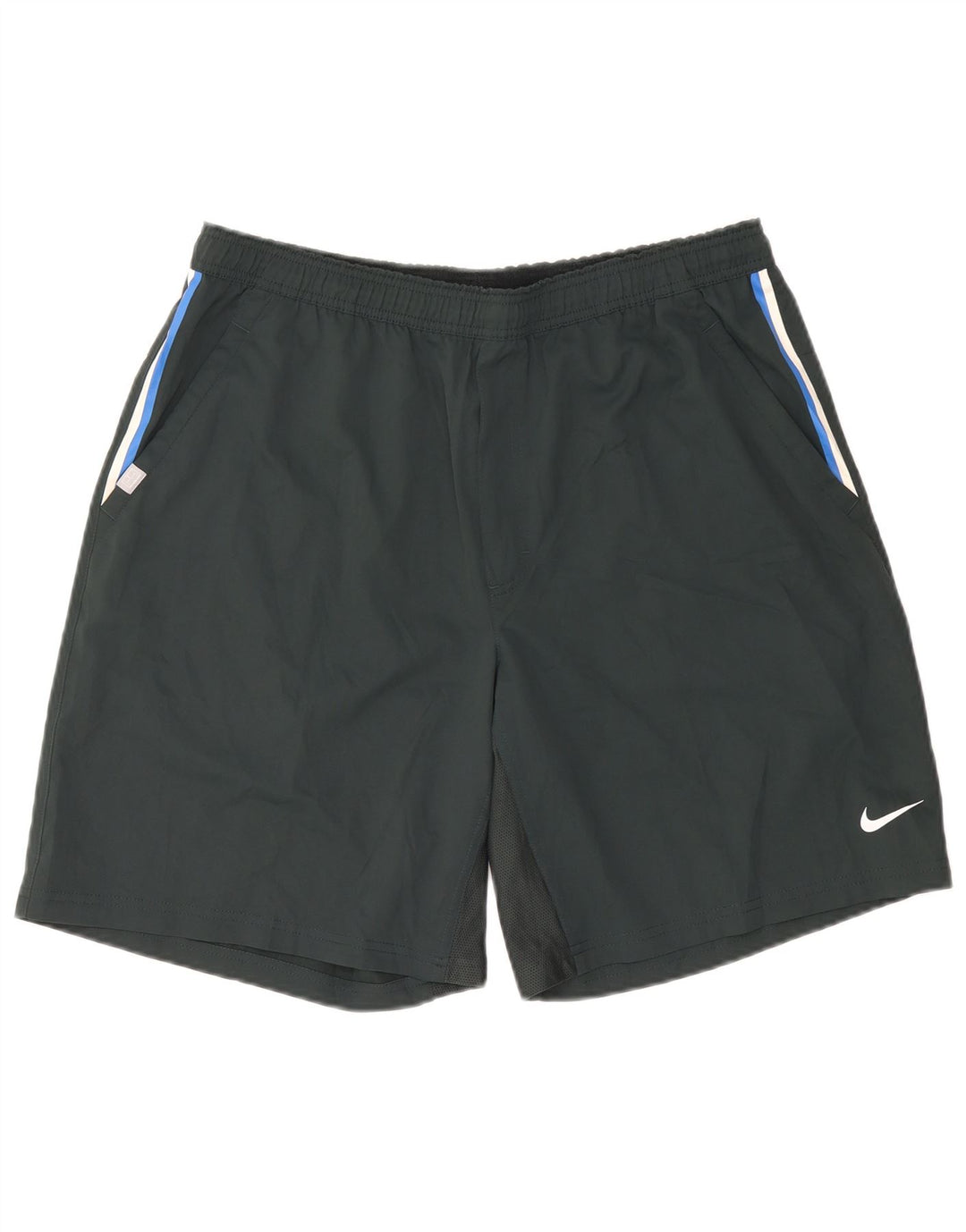Shorts esportivos masculinos Nike XL cinza colorblock poliéster