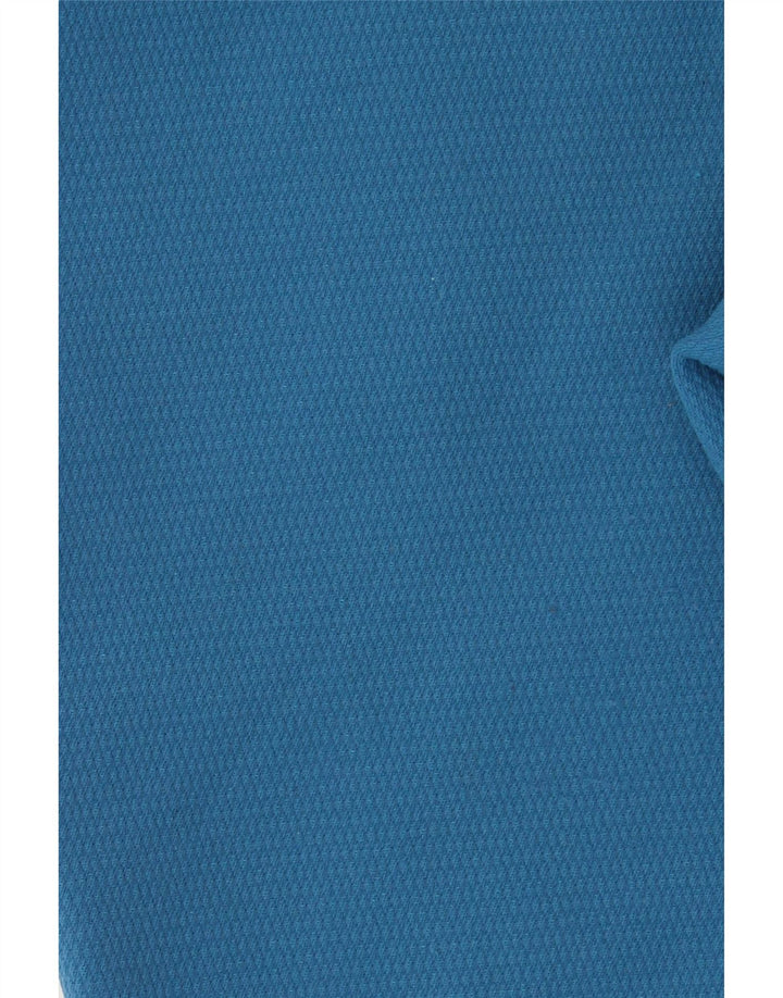 Macacão de esqui feminino vintage com capuz EU 38 bloco colorido azul médio