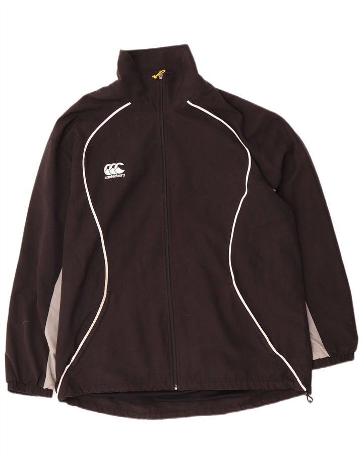 Jaqueta masculina de agasalho canterbury médio preto colorblock