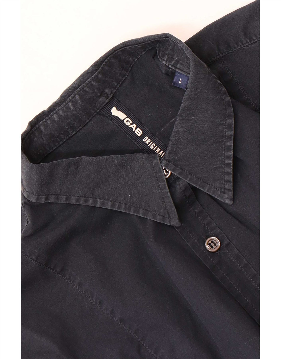 Camisa masculina Gas grande azul marinho