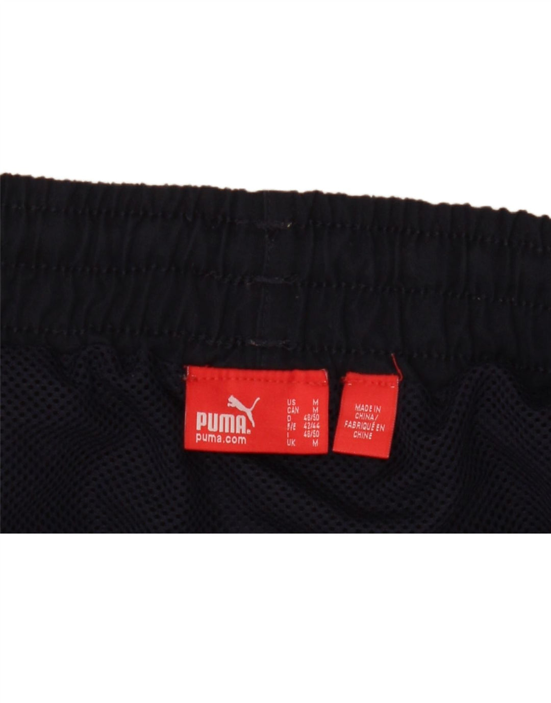 Shorts esportivos masculinos Puma médio azul marinho