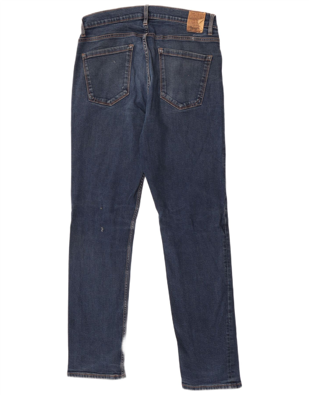 Penguin Mens Slim Jeans W34 L32 Azul Algodão