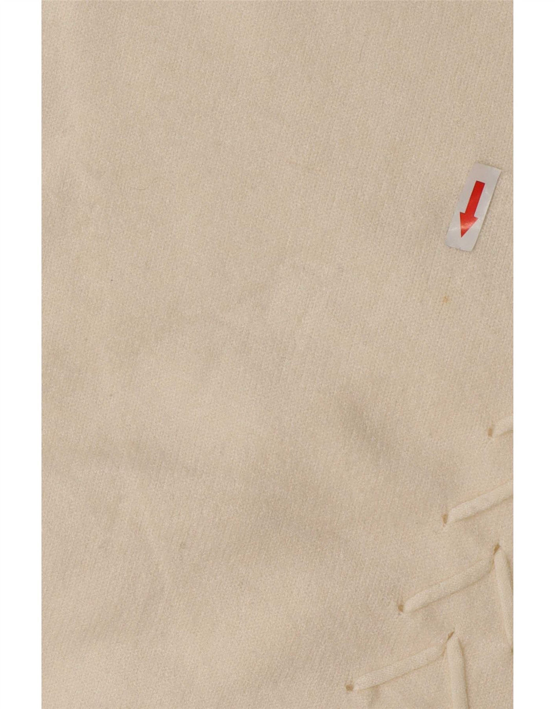 Suéter feminino grande com gola canoa Guess Reino Unido 8 pequeno off white