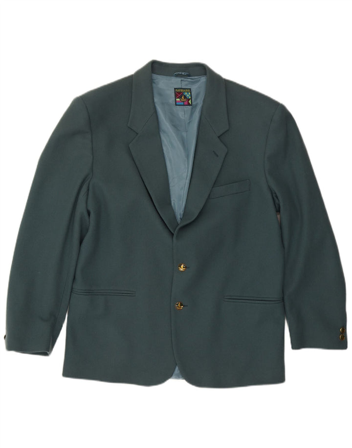 Jaqueta Blazer Masculina Navigare com 2 Botões UK 40 Grande Verde