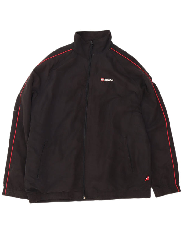 Lotto Mens Treino Top Jaqueta XL Poliéster Preto