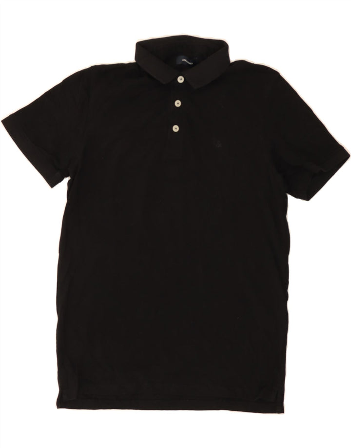 JACK & JONES Mens Polo Shirt Large Black Cotton Vintage Jack & Jones and Second-Hand Jack & Jones from Messina Hembry 