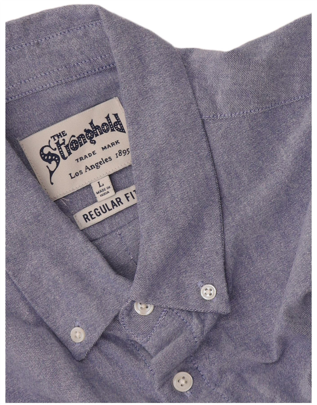 Camisa masculina regular Fit The Stronghold grande azul
