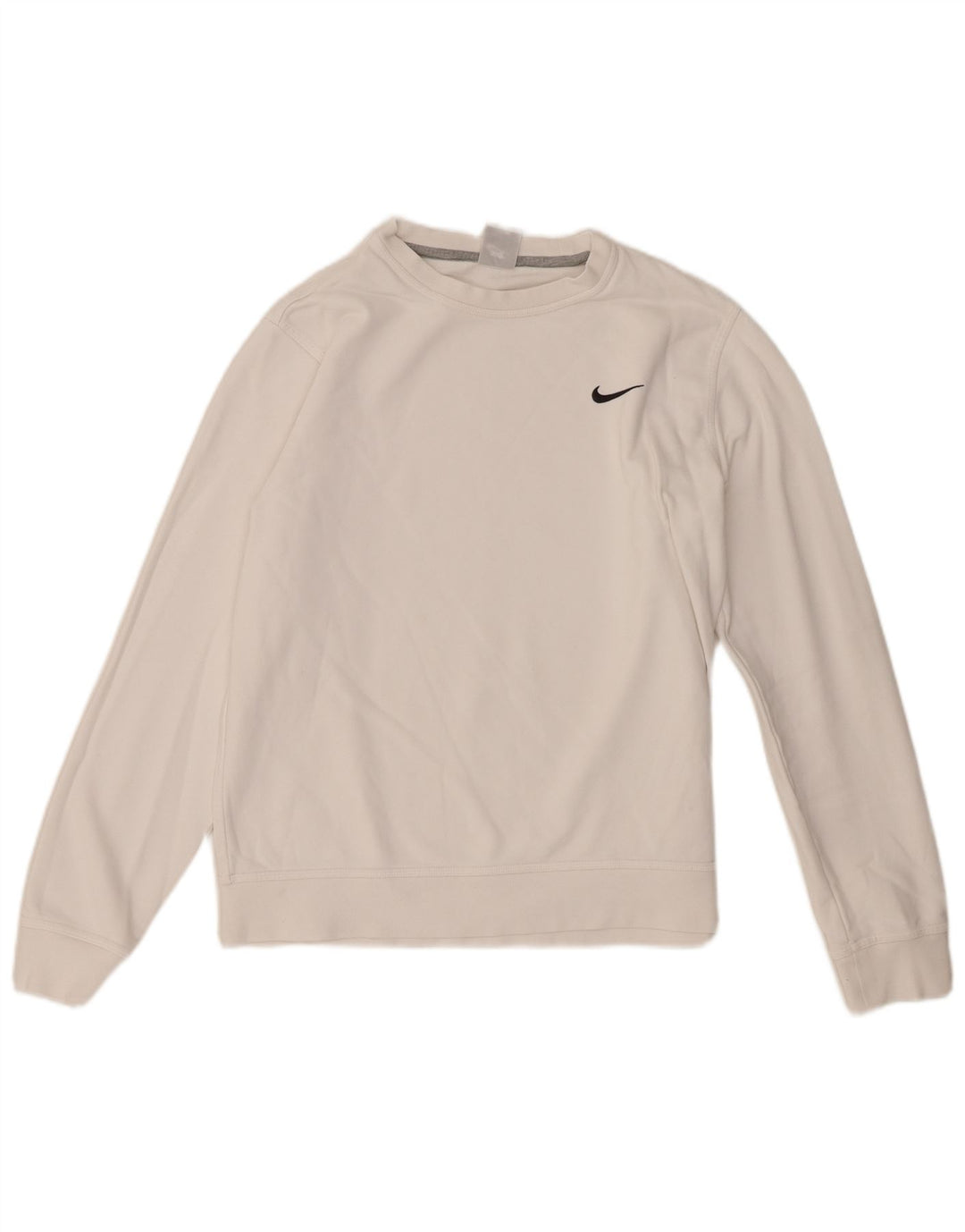 Moletom feminino Nike Jumper UK 16 grande algodão branco